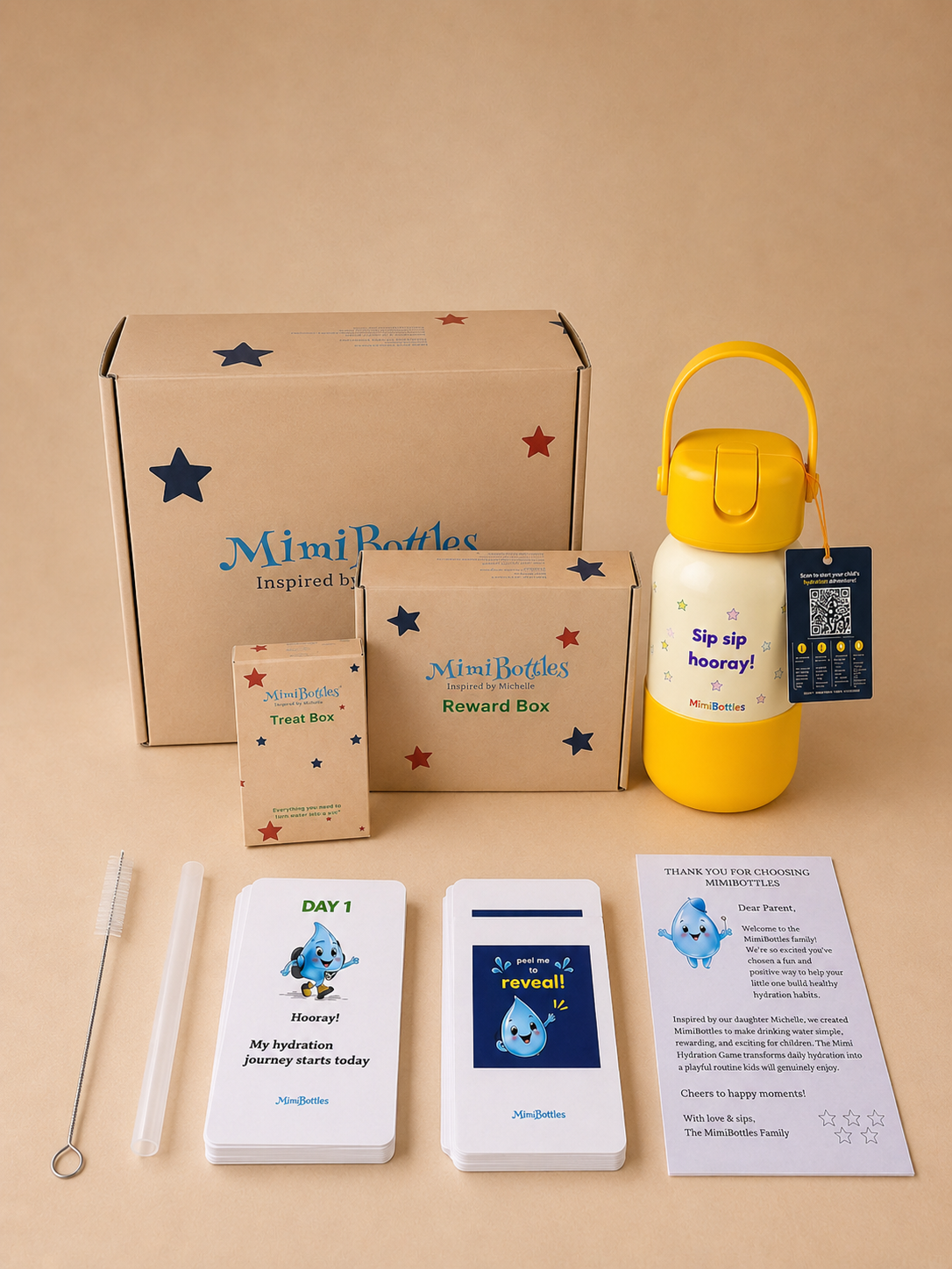 Sunshine Edition - 450ml | 31 Daily Rewards Cards | 12 Monthly Sealed Treats