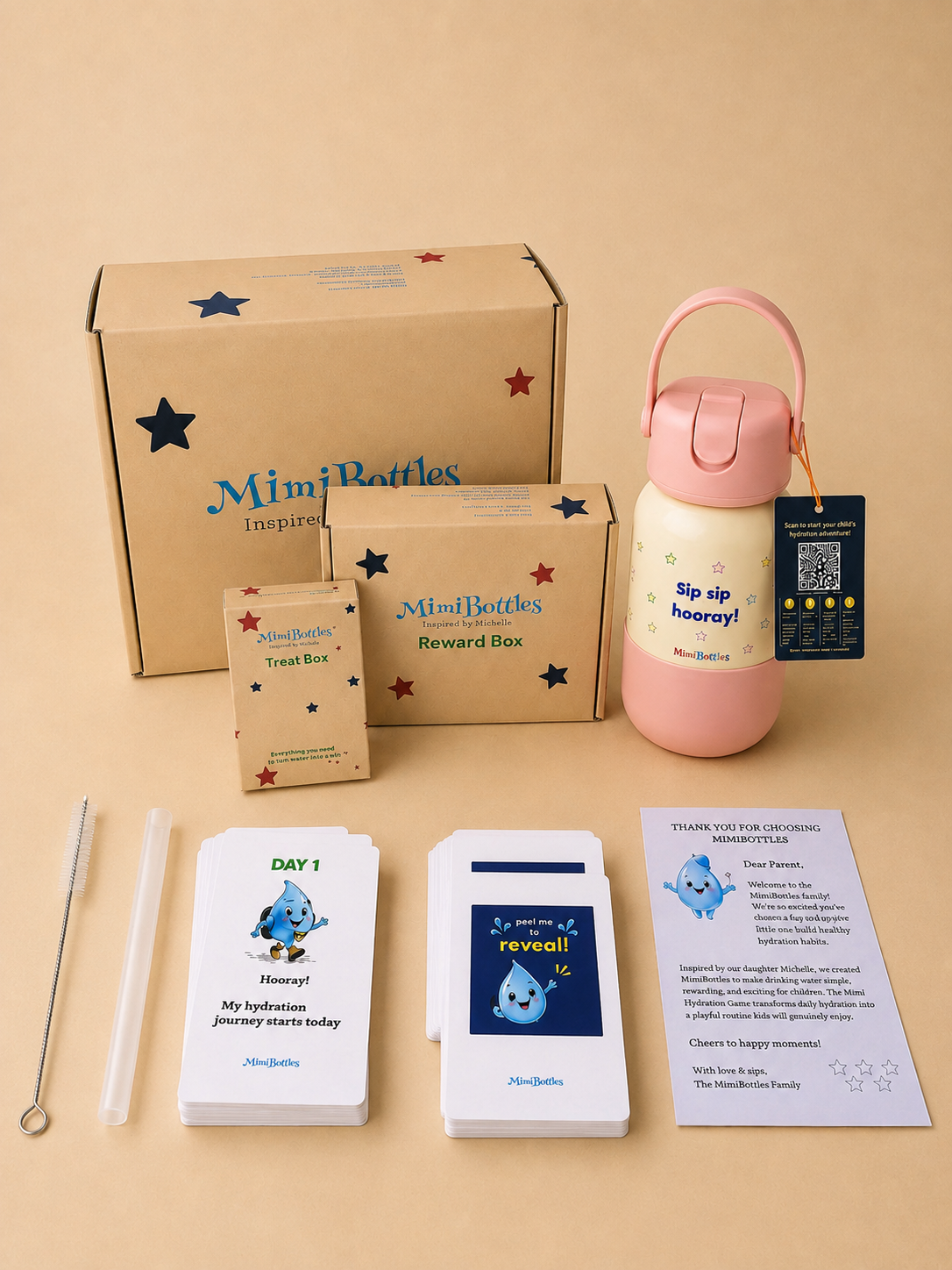 Pink Nebula - 450ml | 31 Daily Rewards Cards | 12 Monthly Sealed Treats