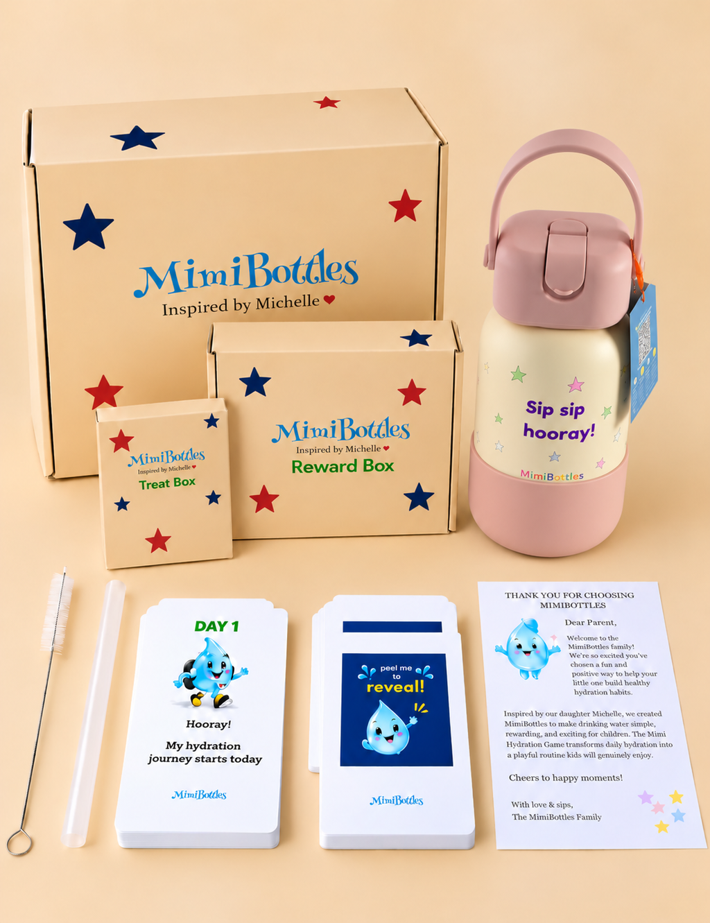 Pink Nebula - 450ml | 31 Daily Rewards Cards | 12 Monthly Sealed Treats